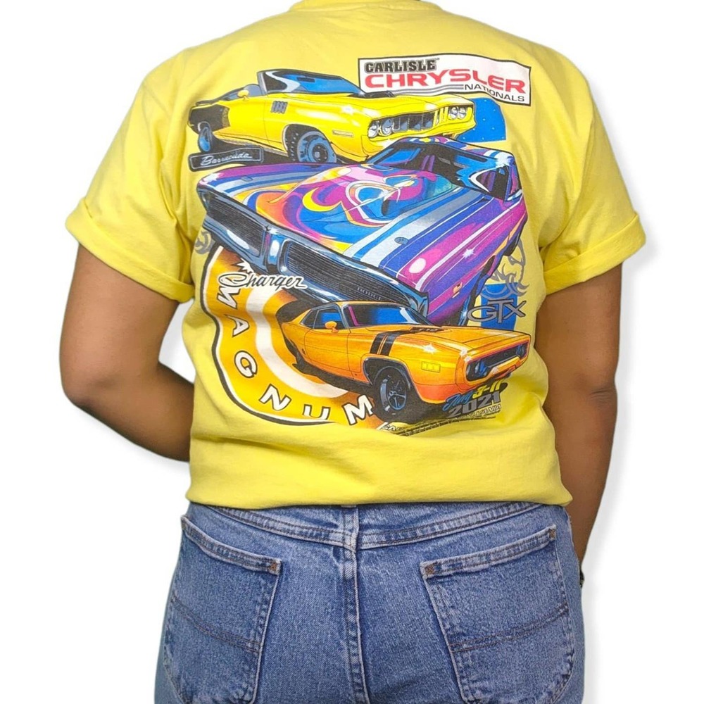 Pastel Yellow Carlyle Chrysler Nationals Graphic Tee